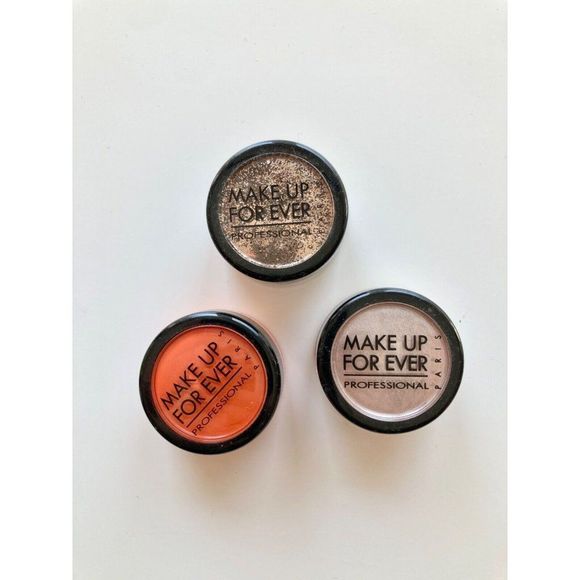 MAKE UP FOR EVER Other - MAKE UP FOR EVER Star Powder x 2 Orange #952 Peach #947 + Glitters x 1 Sand #11